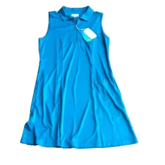 Greg Norman turquoise golf dress Medium New with Tags - Picture 1 of 9